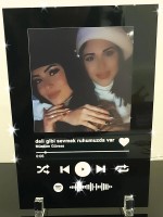 Музикална корица черно стъкло