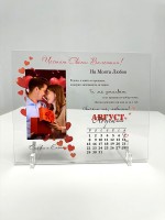 Плакет Календар "На моята любов" със снимка