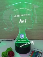 Подарък за  абитуриентка - "Абитуриентка №1" и ЛОГО на училището