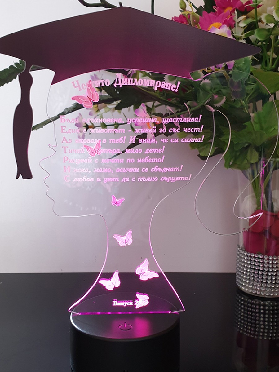 Подарък за абитуриентка  Акростих ИМЕНА