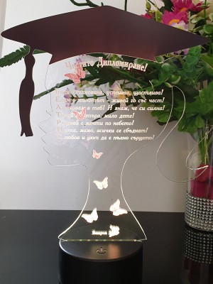 Подарък за абитуриентка  Акростих ИМЕНА