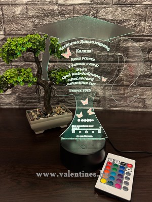 Подарък за  абитуриентка/абсолвентка  "Честито Дипломиране" с песен