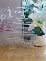 Грамота за Най-лъчезарна треньорка