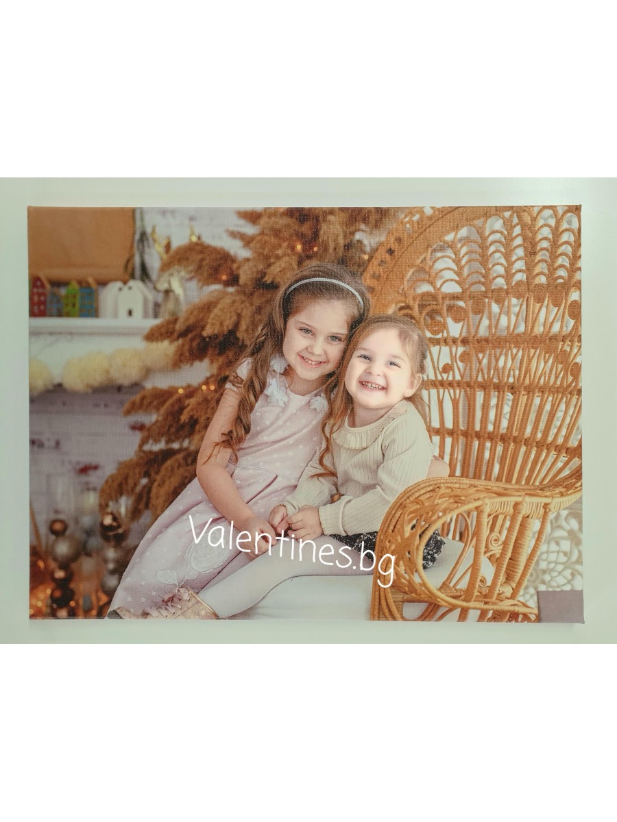 Снимка върху канава