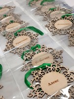 Персонализирана Коледна  снежинка с име