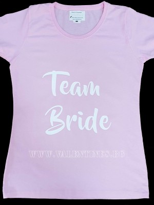 Парти дамска тениска Team Bride