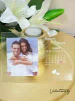 Сватбена покана за гости от акрилно стъкло