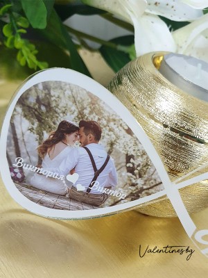 Сватбена покана Безкрайност от акрилно стъкло