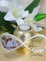 Сватбена покана Безкрайност от акрилно стъкло