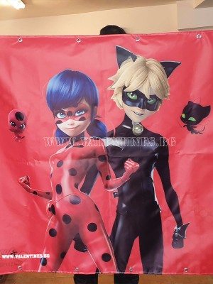 Винил за рожден ден Калинката и черния котарак