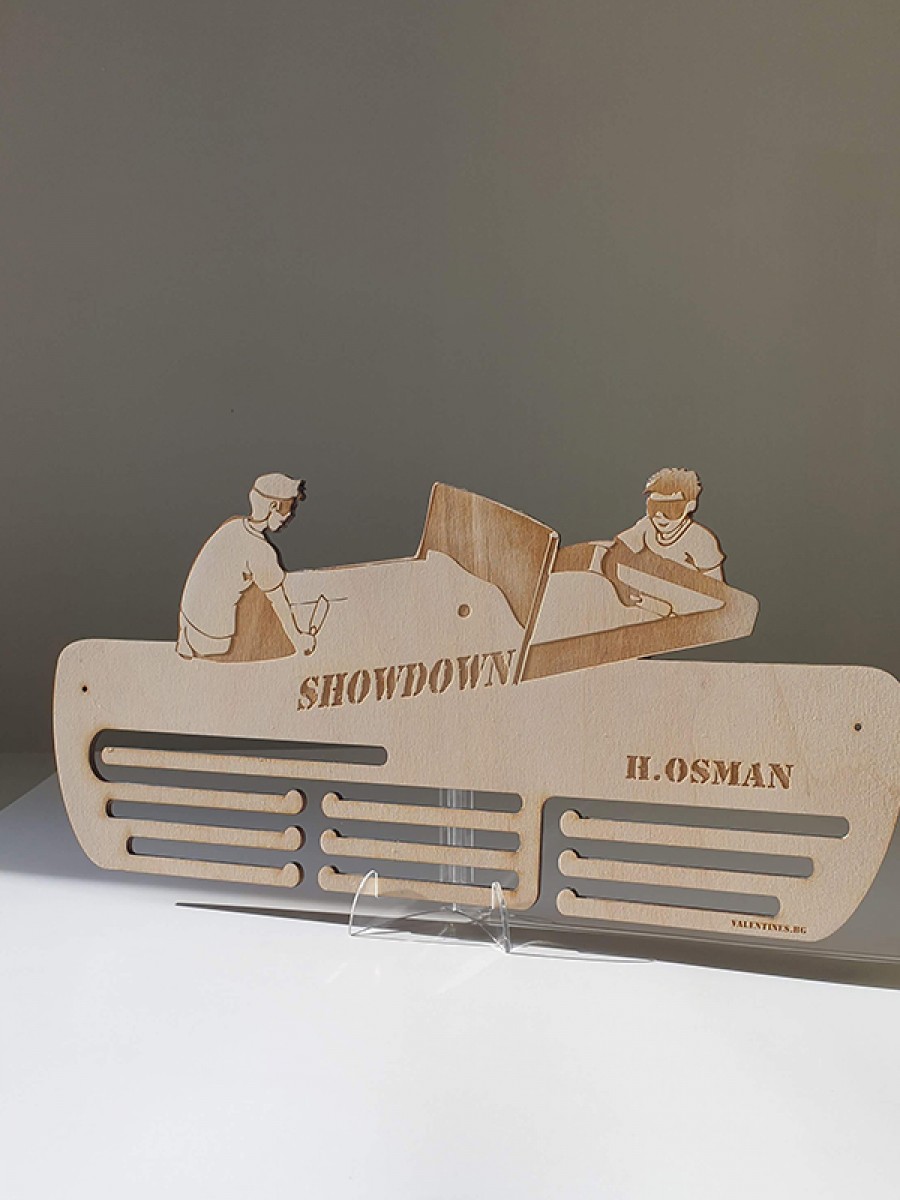 Поставка за медали SHOWDOWN - тенис на маса за незрящи