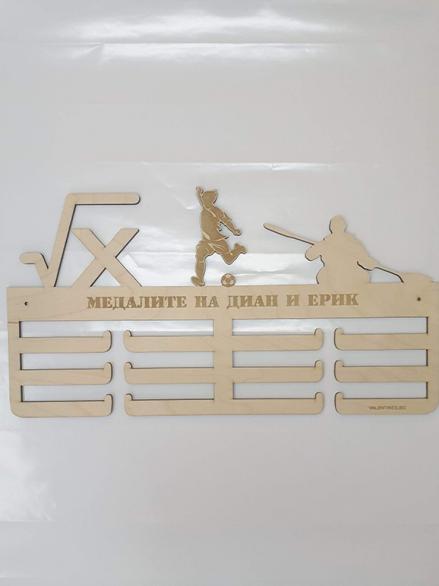 Поставка за медали Комбинирана - математика, футбол, кану каяк