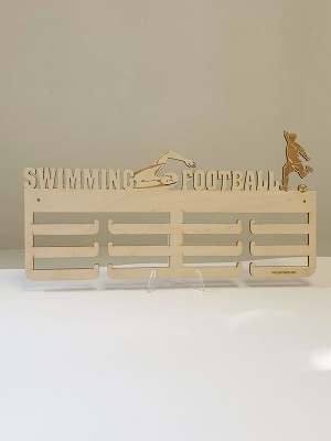 Поставка за медали Комбинирана - плуване, футбол Поставка за медали Комбинирана - плуване, футбол