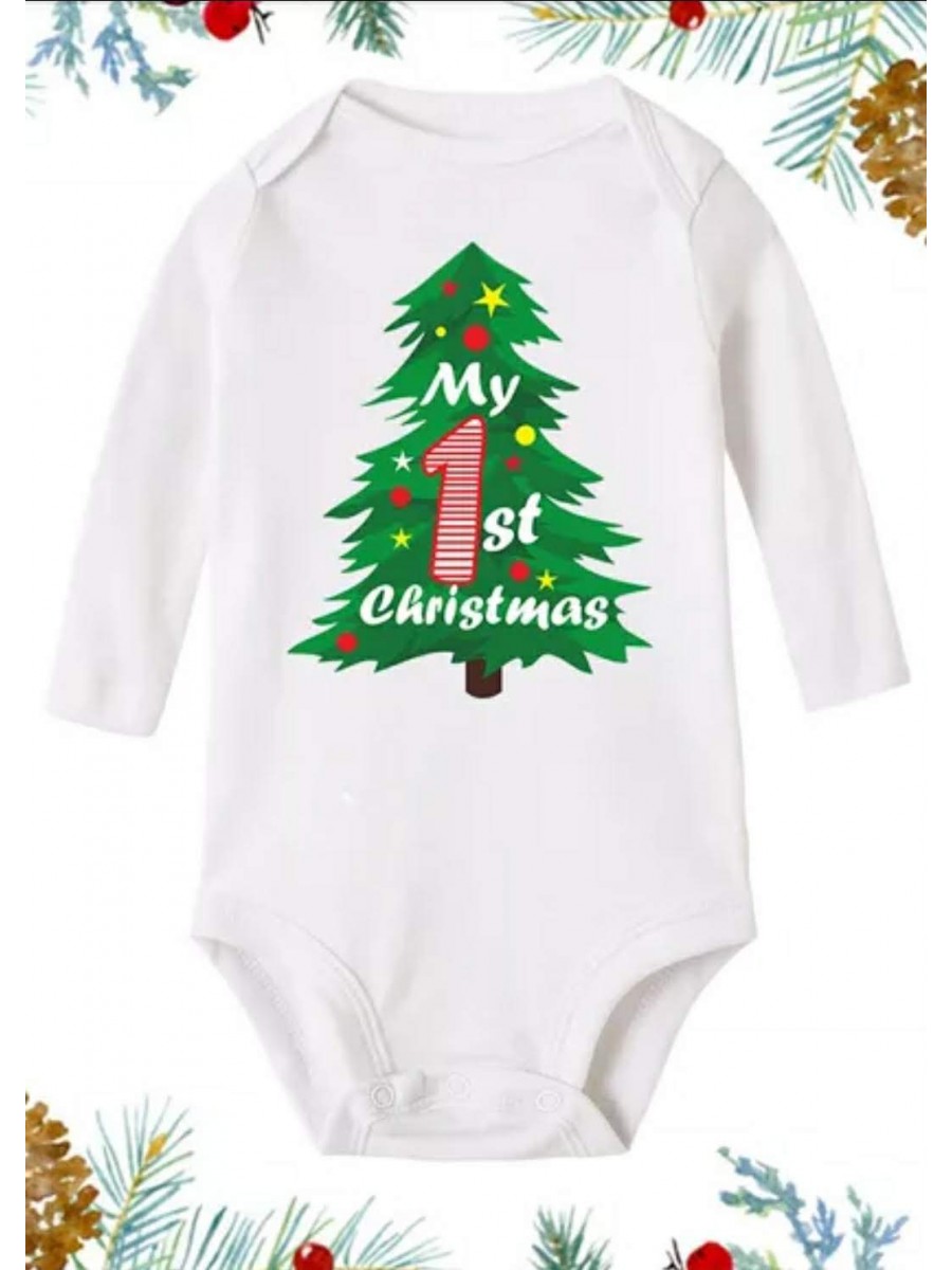 Бебешко боди ЕЛХА "MY 1-ST CHRISTMAS"