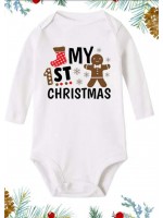 Бебешко боди БИСКВИТКА "MY 1-ST CHRISTMAS"