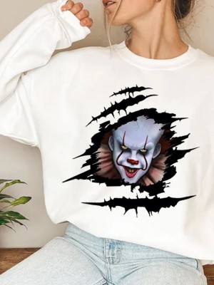 Дамска ватирана блуза за Хелоуин "ТО" Дамска ватирана блуза за Хелоуин "ТО"