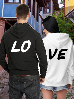 Суитчърт за двойки комплект "LOVE" Суитчърт за двойки комплект "LOVE"