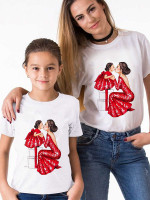 Комплект тениски за майка и дъщеря