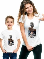 Комплект тениски за мама и дете "Super Mama"